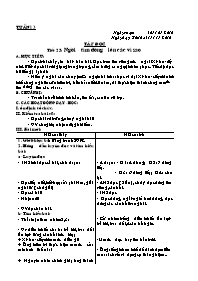 Giáo án lớp 1 năm 2010 - 2011 - Tuần 13