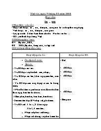 Giáo án môn Học vần 1 - Bài: In - Un