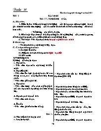 Giáo án các môn lớp 1 - Tuần 31, 32