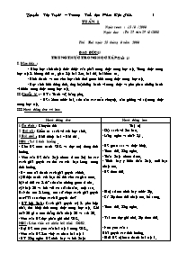 Giáo án Lớp 4 - Tuần 1 và 2 - Trường Tiểu học