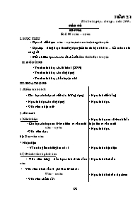 Kế hoạch bài dạy các môn lớp 1 - Tuần học 24