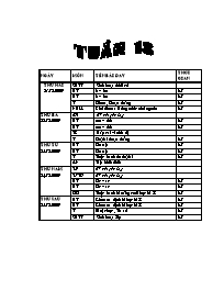 Giáo án giảng dạy các môn học lớp 1 - Tuần 18